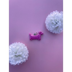 Charms Lucky Pink argenté