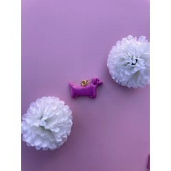 Charms Lucky Pink doré