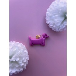 Charms Lucky Pink doré
