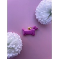 Charms Lucky Pink doré