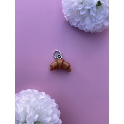 Charms Croissant argenté