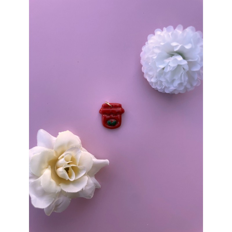 Charms Douceur de fraise doré