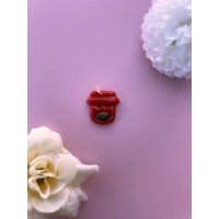 Charms Douceur de fraise doré