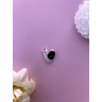 Charms Coeur Eclat de miel argenté