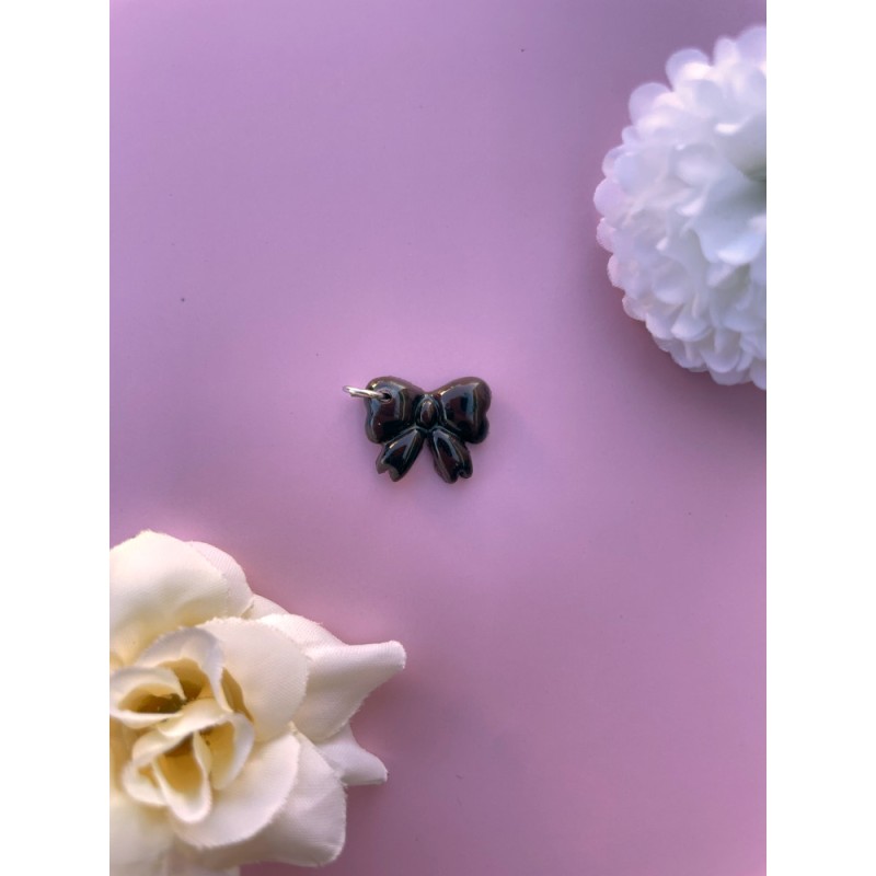 Charms Noeud Léopard Sauvage argenté