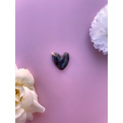 Charms Coeur Léopard Sauvage doré