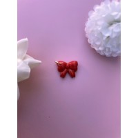 Charms Noeud Retro coccinelle argenté