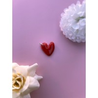 Charms Coeur Retro coccinelle Doré