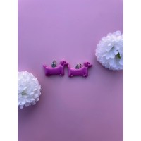 Boucles d’Oreilles Interchangeables Lucky Pink