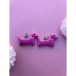 Boucles d’Oreilles Interchangeables Lucky Pink