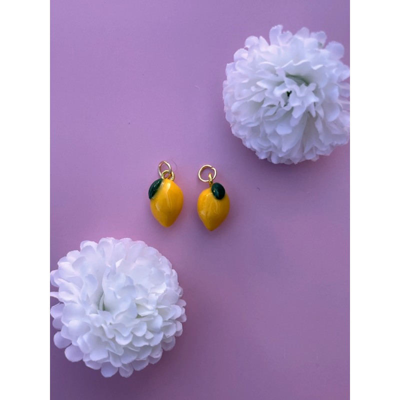 Boucles d’Oreilles Interchangeables Peps Citronné