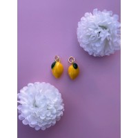 Boucles d’Oreilles Interchangeables Peps Citronné