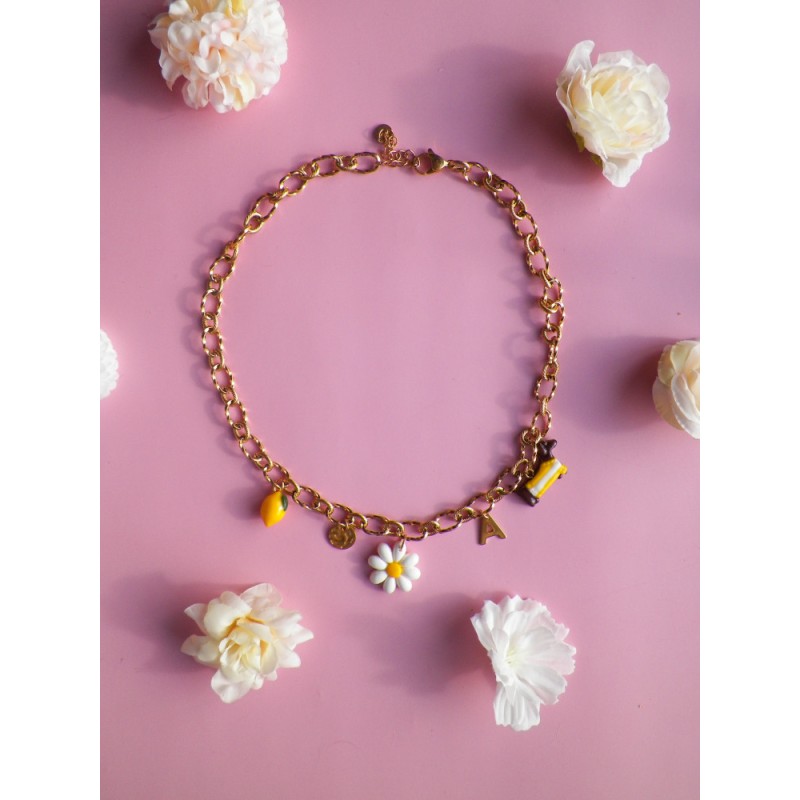 Collier Marguerite du printemps