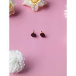 Clous d'oreilles Moka