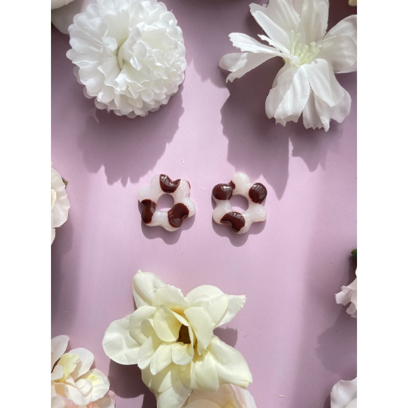 Pampilles Marron Glaçé 20 mm