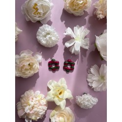 Pampilles Cerise Basilic 20 mm